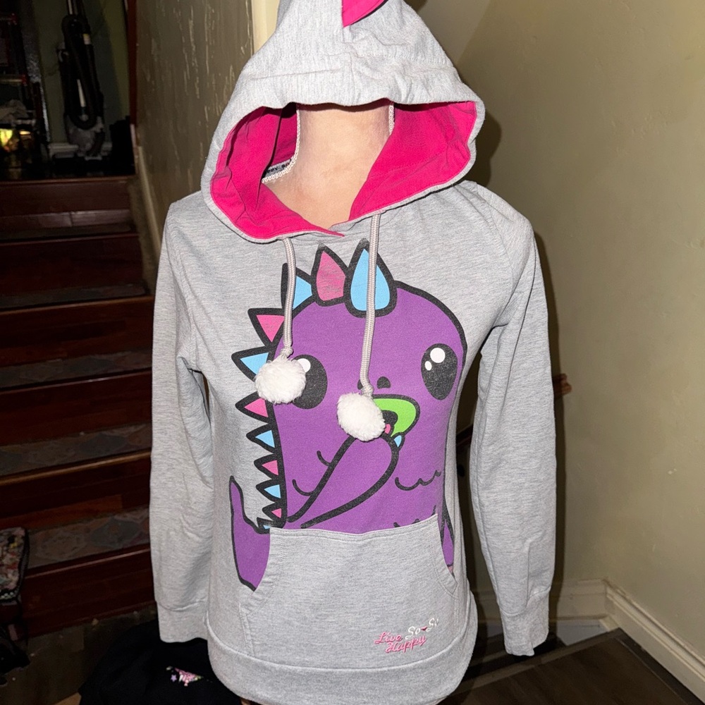 So So Happy rare vintage monster hoodie